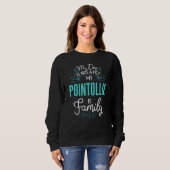 Niedliche Punkollie Design Family Hund N Sweatshirt (Vorne ganz)