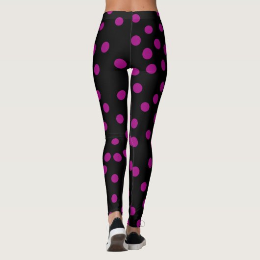 Niedliche Punkte Leggings (Rückseite)