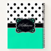 Niedliche Punkte Notizblock (Rückseite)