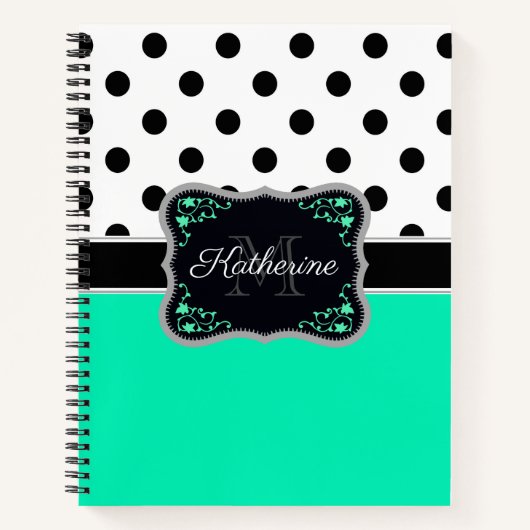 Niedliche Punkte Notizblock (Vorderseite)