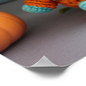 Niedliche Puppe-Puppe-Crochet: Herbst-Amigurumi-Pa Poster (Ecke)