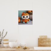 Niedliche Puppe-Puppe-Crochet: Herbst-Amigurumi-Pa Poster (Küche)