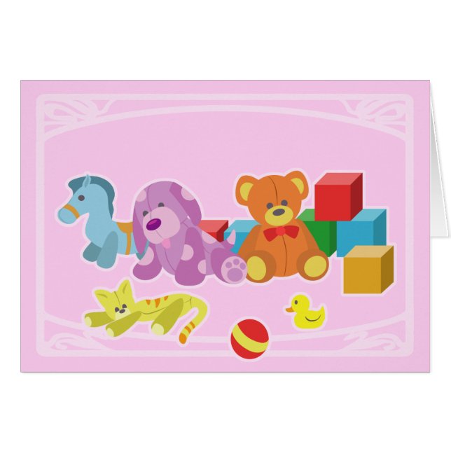 Niedliche Puppen (rosa) (Vorderseite (Horizontal))