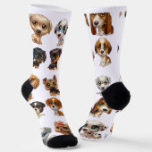 NIEDLICHE PUPPIEN SOCKEN (Gewinkelt)