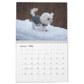 niedliche Puppy im Kalender 2024 - Kalender für be (Jan 2026)
