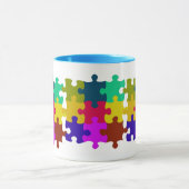 Niedliche Puzzle-Tasse Tasse (Zentrum)