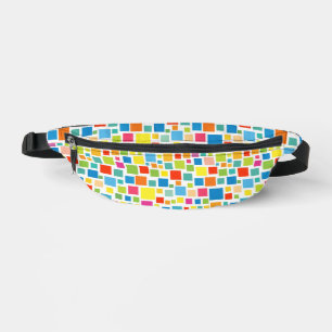 Niedliche Quadrat-Muster Bauchtasche
