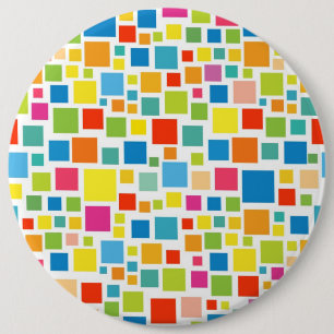 Niedliche Quadrat-Muster Button