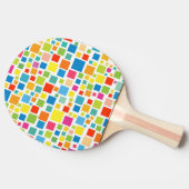 Niedliche Quadrat-Muster Tischtennis Schläger (Seitenansicht)