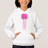 Niedliche Quallen, kleine Quallen, rosa Quallen Hoodie (Vorderseite)