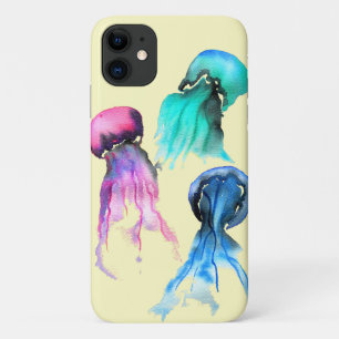 Niedliche Quallen-Trio Aquarellkunst Case-Mate iPhone Hülle