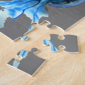 Niedliche Quallen-Trio Aquarellkunst Puzzle (Seite)