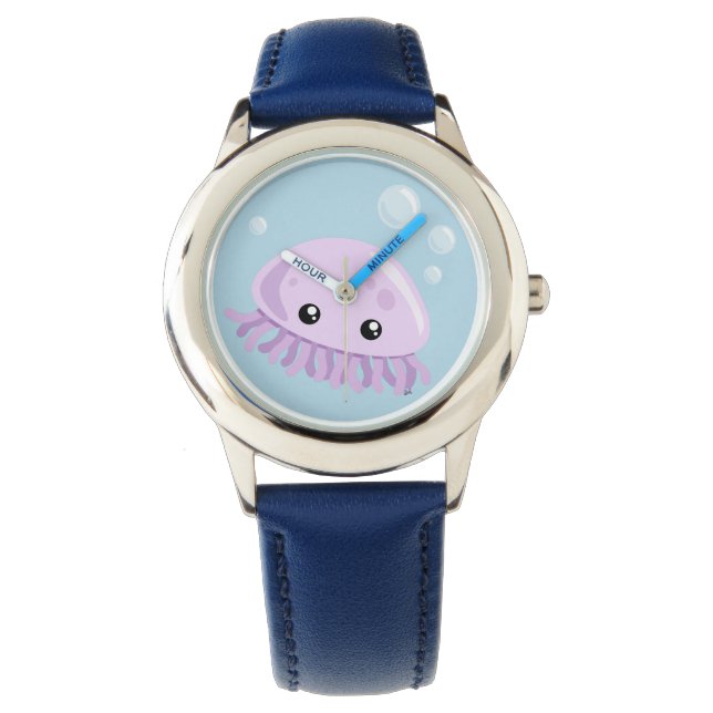 Niedliche Quallenwache Armbanduhr (Vorderseite)