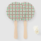 Niedliche Quarky Cabincore Minimalistische Weihnac Fächer (Vorne und Hinten)