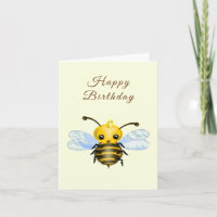 Niedliche Queen Bee Birthday Card