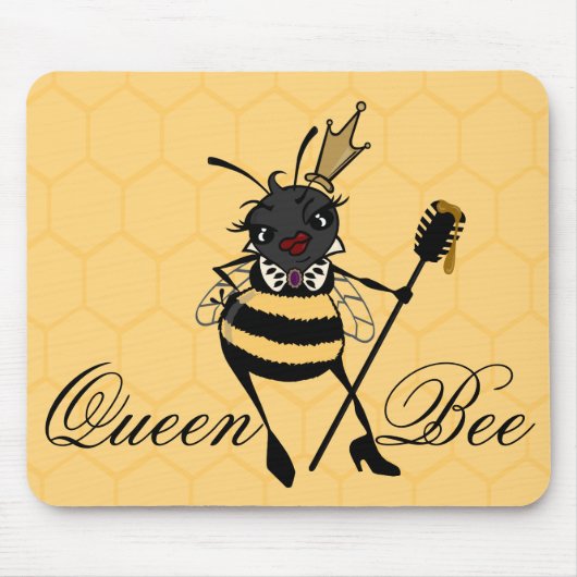 NIEDLICHE QUEEN BEE HORIZONTAL HONEYCOMB MAUSPAD (Vorne)