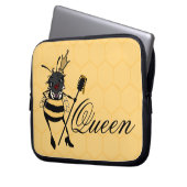 NIEDLICHE QUEEN BEE LAPTOP SLEEVE (Vorderseite Links)