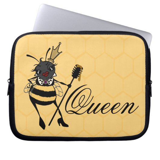 NIEDLICHE QUEEN BEE LAPTOP SLEEVE (Vorderseite)
