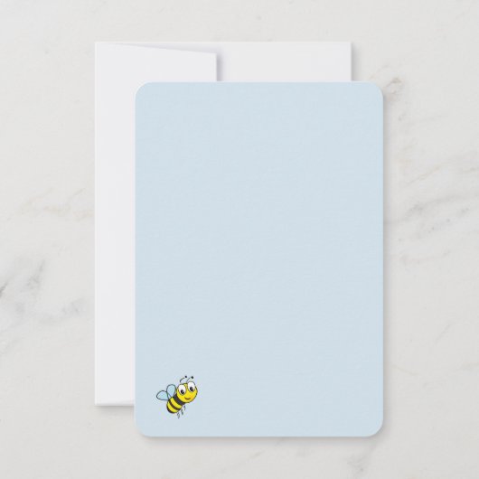 Niedliche Queen Bee with Crown Danke (Rückseite)