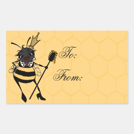 NIEDLICHE QUEEN WÄHLEN REAKTANGLE GIFT STICKER (Vorderseite)