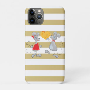 Niedliche Quirky Whimsical Mouses-Stripes Case-Mate iPhone Hülle