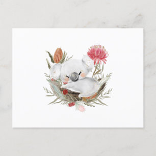 Niedliche Quokka-Aquarelldarstellung Postkarte