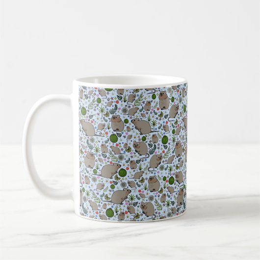 Niedliche Quokka-Tasse Kaffeetasse (Links)