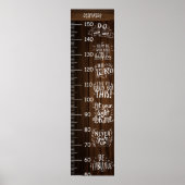 Niedliche Quotes Wachstumstabelle Poster (Vorne)