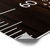 Niedliche Quotes Wachstumstabelle Poster (Ecke)