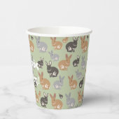 Niedliche Rabbit-Stoßfänger, Spezifische Spezies f Pappbecher (Links)