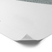 Niedliche Raccoon Coon Growth Chart Behalten Poster (Ecke)