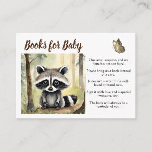 Niedliche Raccoon Gender Neutral Books for Baby Begleitkarte
