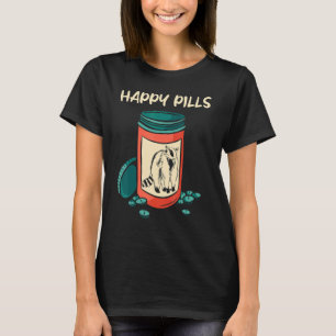 Niedliche Raccoon Happy Pills T-Shirt