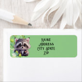 Niedliche Raccoon-Waldtiere Waldfreunde (Insitu)