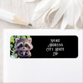 Niedliche Raccoon-Waldtiere Waldfreunde (Insitu)