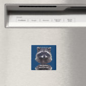 Niedliche Raccoon Wildlife Magnete Magnet (In Situ (Geschirrspüler))