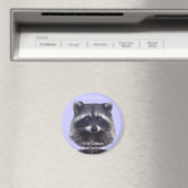 Niedliche Raccoon Wildlife Magnete Magnet (In Situ (Geschirrspüler))