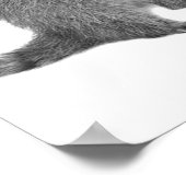 Niedliche Raccoons Blubble Gum Kinderzimmer Child Poster (Ecke)