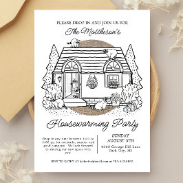 Niedliche Raccoons fallen im Party der Haushaltser Einladung