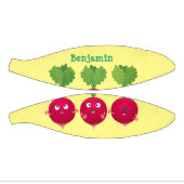 Niedliche Radieschen singend Trio Cartoon Gemüse Mini Basketball (Panele)