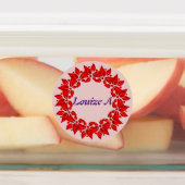 niedliche Rahmen personalisierte Aufkleber (Befestigt)