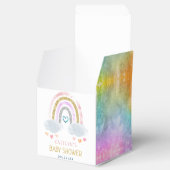 Niedliche Rainbow Baby Dusche Geschenkschachtel (Geöffnet)