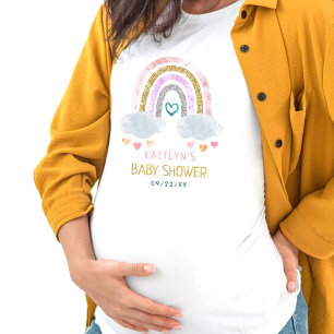 Niedliche Rainbow Baby Dusche T-Shirt