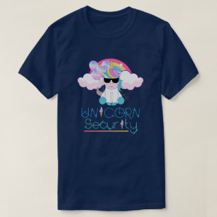 Niedliche Rainbow Baby Unicorn-Sicherheit T-Shirt