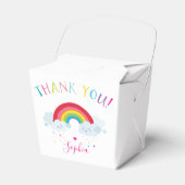 NIEDLICHE RAINBOW CLOUUDS Kinder helle Farben Bild Geschenkschachtel (Vorderseite)