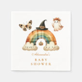 Niedliche Rainbow Halloween Kinderdusche Serviette (Vorderseite)