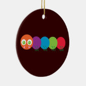 Niedliche Rainbow-Raupe Keramikornament (Rechts)