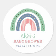Niedliche Rainbow Virtual Baby Dusche