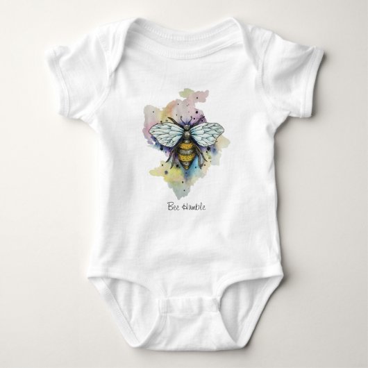 Niedliche Rainbow-Wash Baby Strampler (Vorderseite)