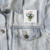 Niedliche Rainbow-Wash Button (Beispiel)